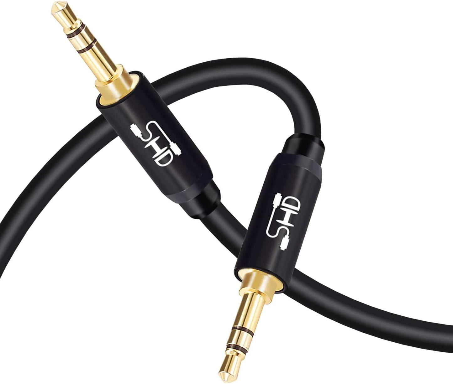 Aux Cable, 3.5Mm Audio Cable Aux for Car Auxiliary Audio Stereo Cable 3.5Mm Cord Premium Sound Dual Shielded with Gold Plated Connectors-3Feet